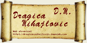 Dragica Mihajlović vizit kartica